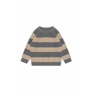 Konges Sløjd pulover de lână pentru copii culoarea gri imagine
