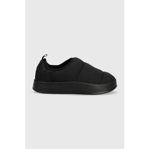 adidas Originals papuci copii PUFFYLETTE J culoarea negru imagine