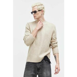Abercrombie & Fitch pulover barbati, culoarea bej imagine