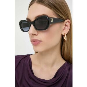 DSQUARED2 ochelari de soare femei, culoarea negru imagine