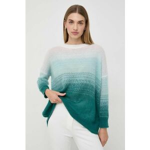 Marella pulover femei, culoarea turcoaz imagine