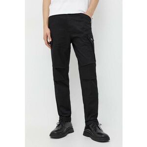 G-Star Raw pantaloni barbati, culoarea negru, cu fason cargo imagine