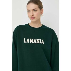 La Mania bluza femei, culoarea verde, cu imprimeu imagine