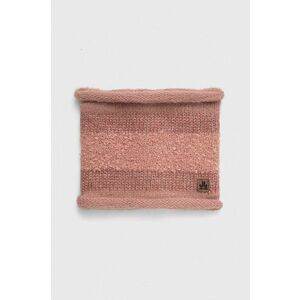 Jail Jam fular din amestec de lana culoarea roz, modelator imagine