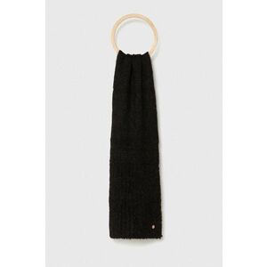 Granadilla esarfa de lana culoarea negru, neted imagine