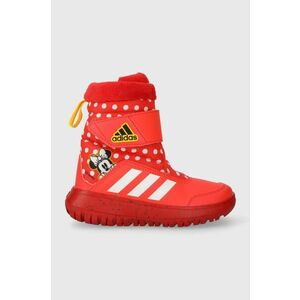 adidas cizme de iarna copii Winterplay Minnie C culoarea rosu imagine