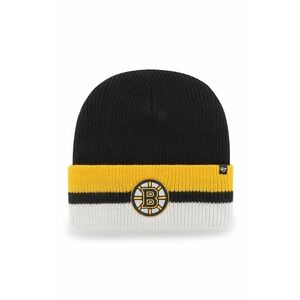 47brand caciula NHL Boston Bruins culoarea negru imagine
