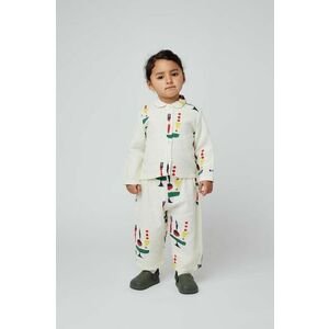 Bobo Choses pijamale pentru bebelusi culoarea bej, modelator imagine