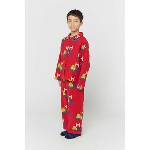 Bobo Choses pijama copii culoarea rosu, modelator imagine