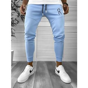 Pantaloni de trening bleu conici 12260 M3-2.3* imagine