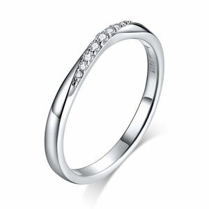 Inel din argint Dazzling Crystal Ring imagine