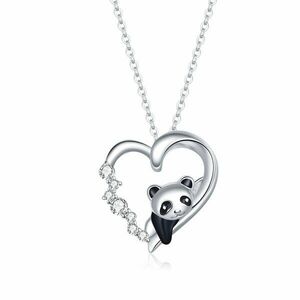 Colier din argint Panda\'s Heart imagine