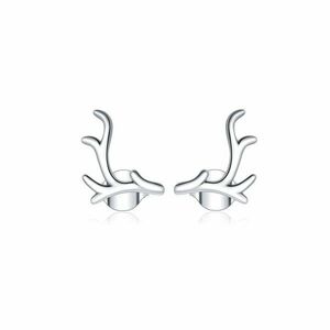 Cercei din argint Reindeer Horns imagine