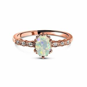Inel din argint Rose Gold Royal Opal imagine