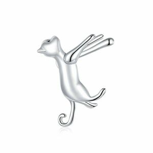 CERCEL din argint Simple Cat Cuff imagine