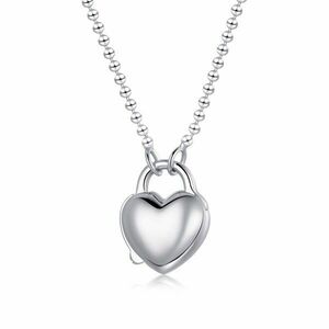 Colier din argint Silver Simple Heart imagine