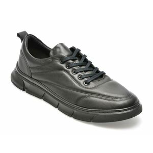 Pantofi GRYXX negri, 55321, din piele naturala imagine