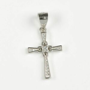 Pandantiv din argint design cruce imagine