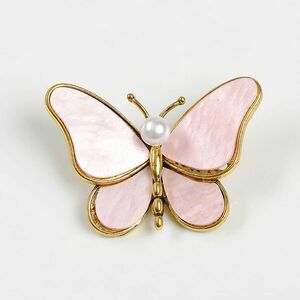 Brosa fluture roz imagine