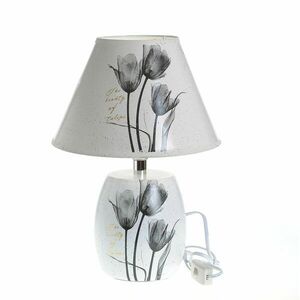 Lampa ceramica cu lalele 33 cm imagine