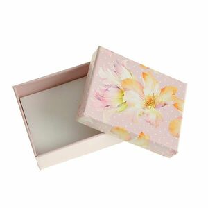 Cutie de cadou cu flori 8x10 cm imagine