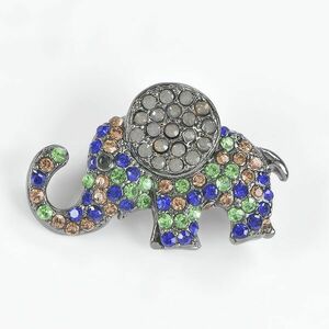 Brosa martisor elefant multicolor imagine