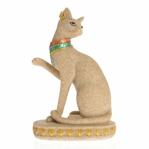 Statueta pisica egipteana 16 cm imagine