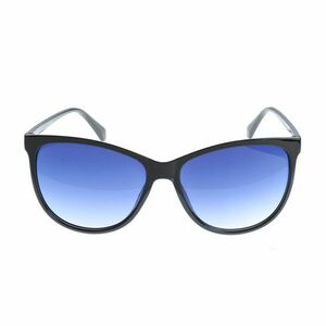 Ochelari de soare negri cu lentile albastre imagine