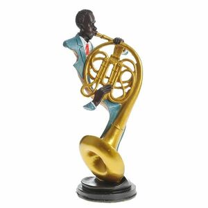 Statueta trombonist din polirasina 30 cm imagine
