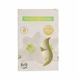 Set 6 lumanari parfumate Flori albe imagine