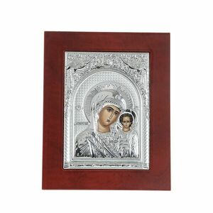 Icoana Fecioara Maria si pruncul Iisus 15x18 cm imagine
