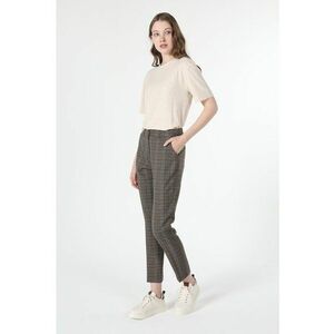 Pantaloni crop slim fit cu model imagine