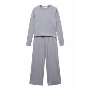 Pijama de bumbac cu dungi Medit imagine