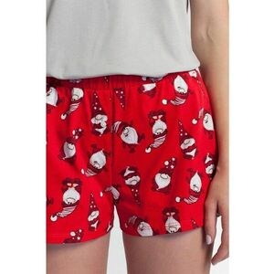 Pantaloni scurti de pijama cu imprimeu Gnome imagine
