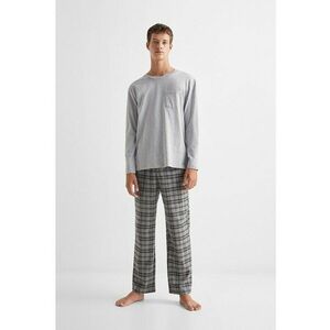 Pijama de bumbac cu model in carouri imagine