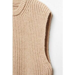 Vesta-pulover tricotata Canela imagine