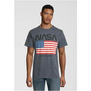 Tricou cu imprimeu NASA Moon Landing Date USA Flag 5503 imagine