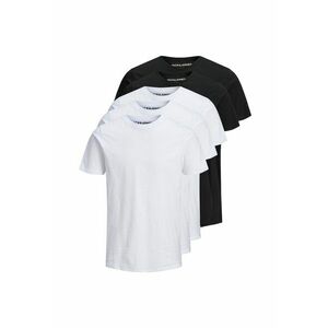 Set de tricouri din bumbac organic - 5 piese - Negru/Alb imagine