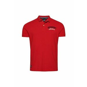 Tricou polo cu broderie logo pe piept Superstate imagine