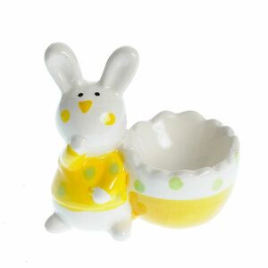 Suport ceramic pentru ou model iepure imagine