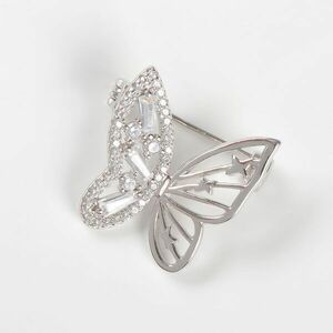 Brosa din argint fluture imagine