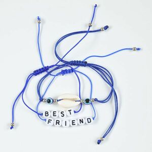 Set 3 bratari albastre Best Friend imagine