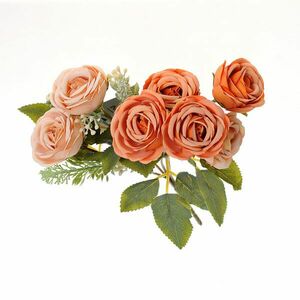 Buchet de flori portocalii 33 cm imagine