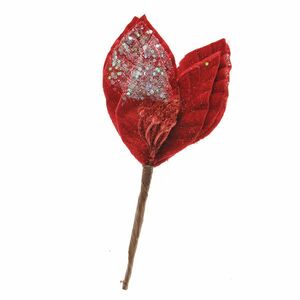 Floare rosie de Craciun 20 cm imagine