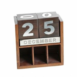 Calendar din lemn 11 cm imagine