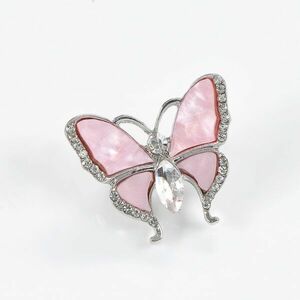 Brosa fluture cu aripi roz imagine