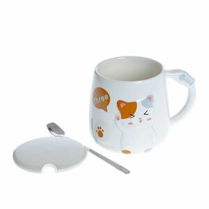 Cana din ceramica cu pisica 420 ml imagine