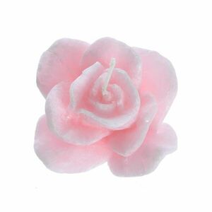 Lumanare decorativa trandafir roz imagine