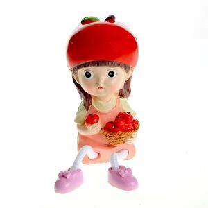 Decoratiune fetita cu mere imagine