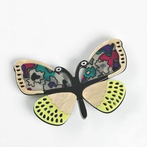Brosa fluture cu aripi colorate imagine